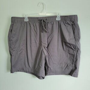 Gap Gray Shorts Men's 3XL Drawstring Stretch Waist with Pockets NWOT